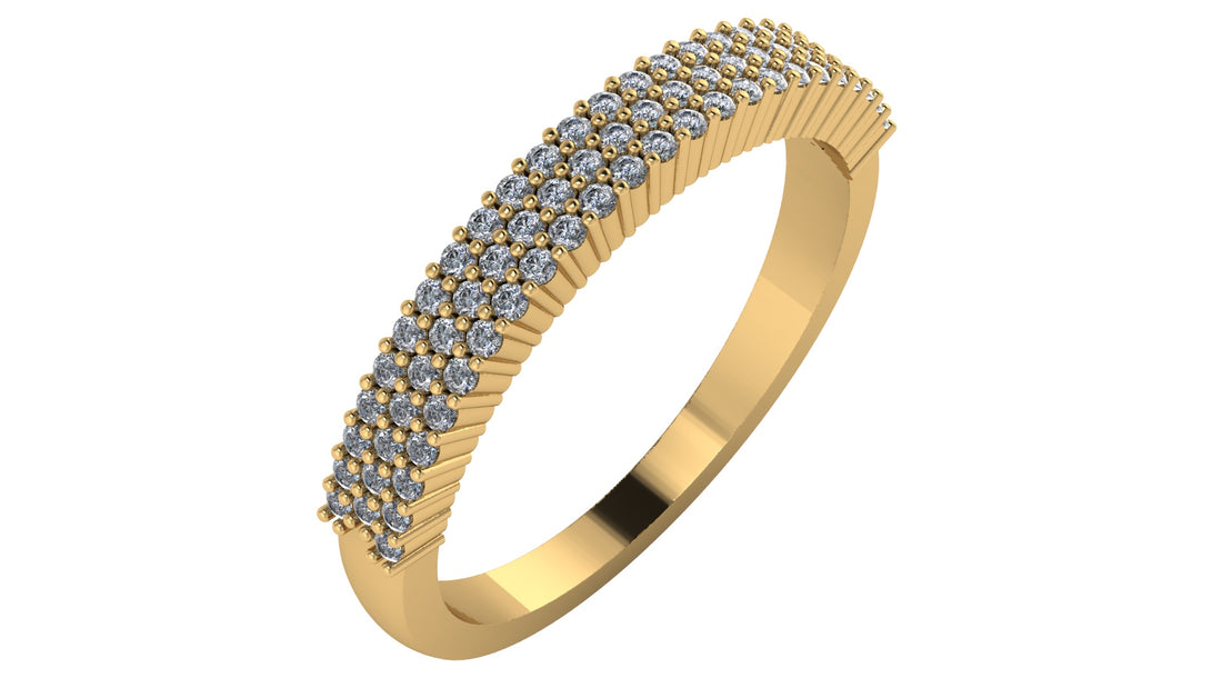 14kt Custom Diamond Potions Ring Set // For Kas