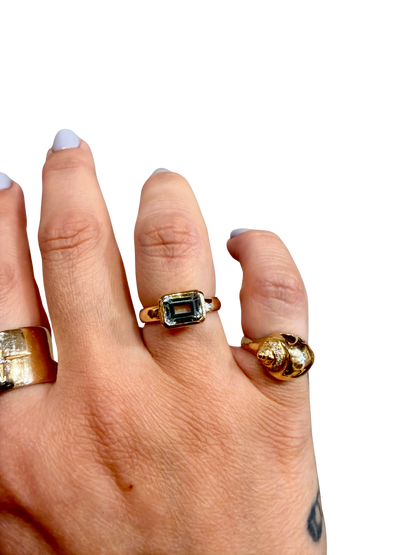 Sea Green Gallant Ring by Stone &amp; Strand, another view