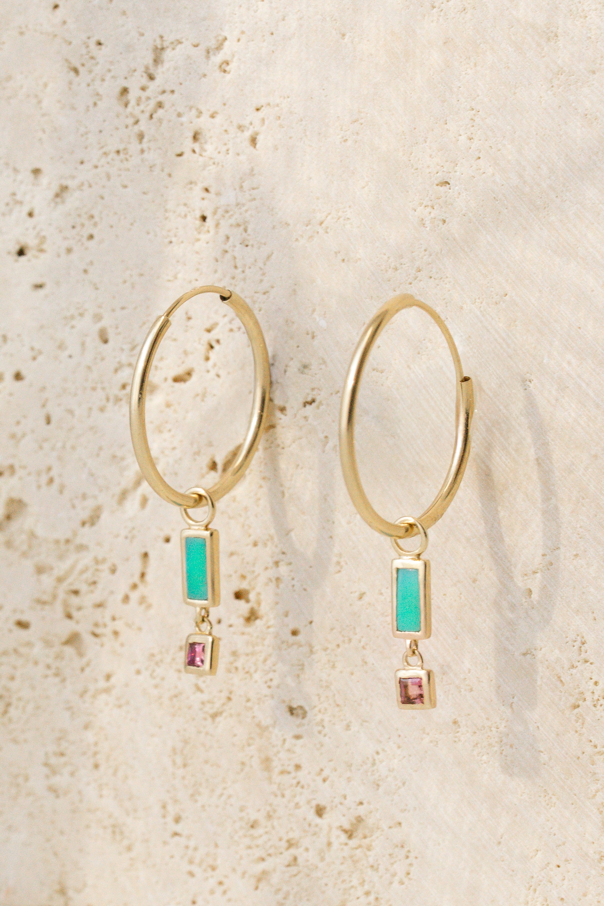 BLESSINGS ABOUND TURQUOISE EARRING CHARMS