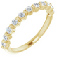 14kt Classic Diamond Band // For Therese