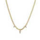 14KT TEARDROP DIAMOND SNAKE CHAIN