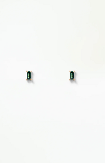 LAGOON TOURMALINE BAGUETTE EARRINGS
