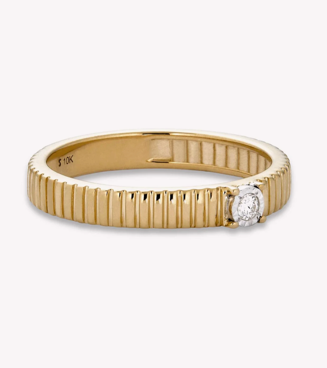 DAINTY DIAMOND PIROUETTE RING