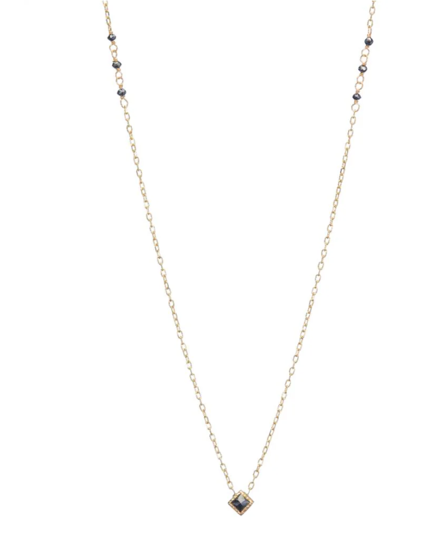 BLACK DIAMOND PC NECKLACE