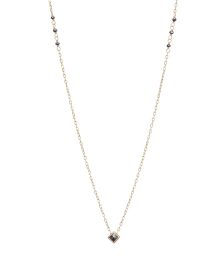 BLACK DIAMOND PC NECKLACE