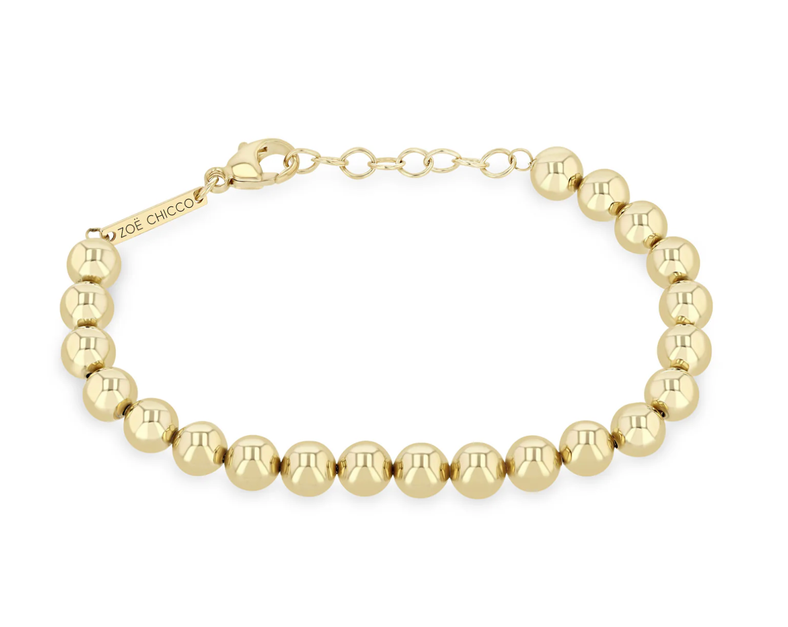 14KT GOLD BALL BEADED BRACELET