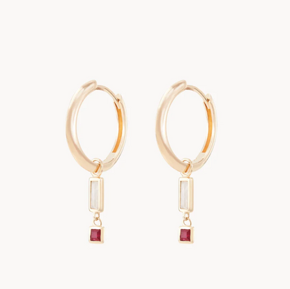 BLESSINGS ABOUND MOONSTONE EARRING CHARMS