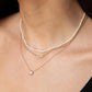 FLOATING DIAMOND SOLITARE NECKLACE