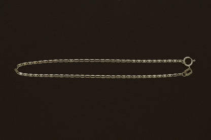 BB Mirror Chain by Lane &amp; Kate in 14kt yellow gold, laid flat