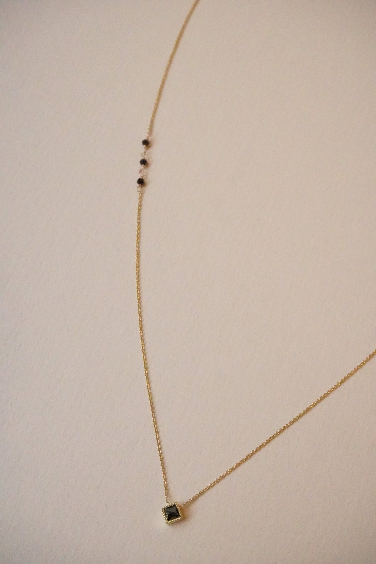 Black Diamond PC Necklace worn