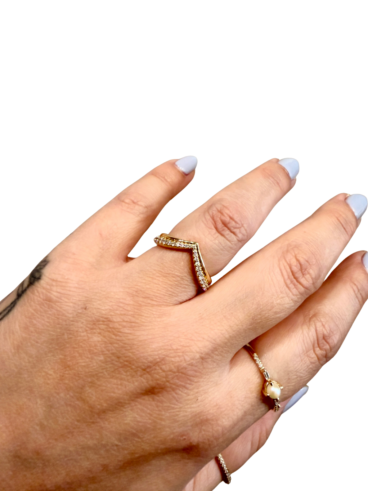 DIAMOND PEAKS WEDDING BAND