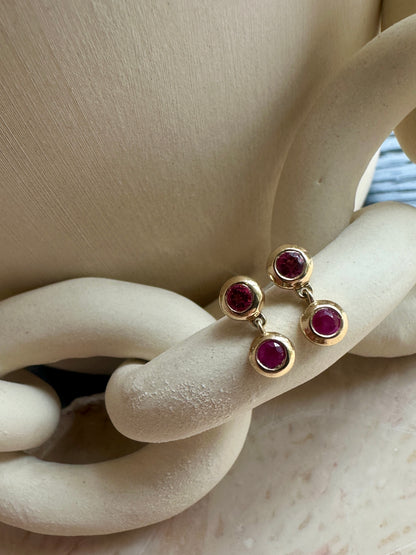 PINK POWER DROP EARRINGS