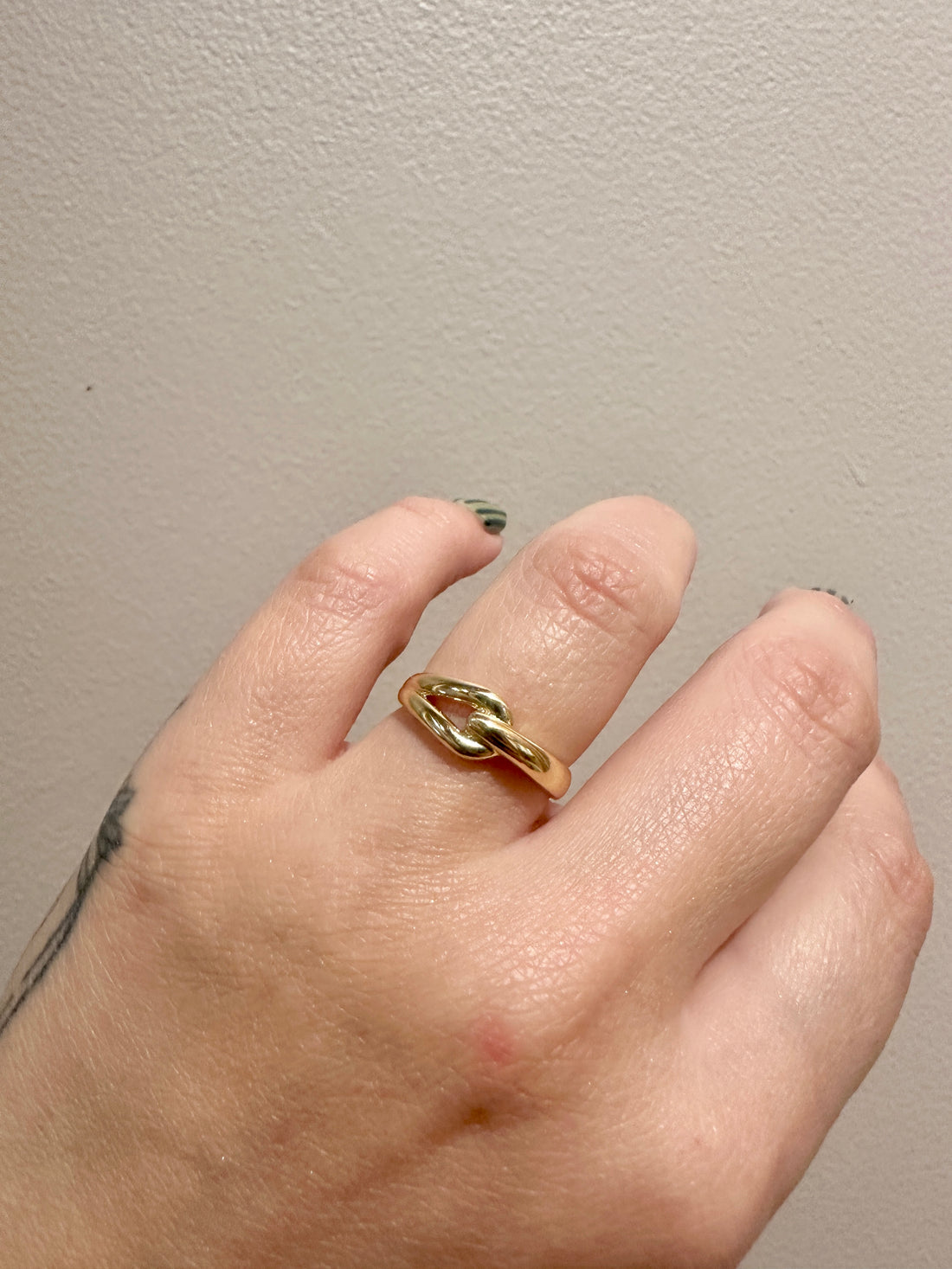 GOLD BRINDLE RING