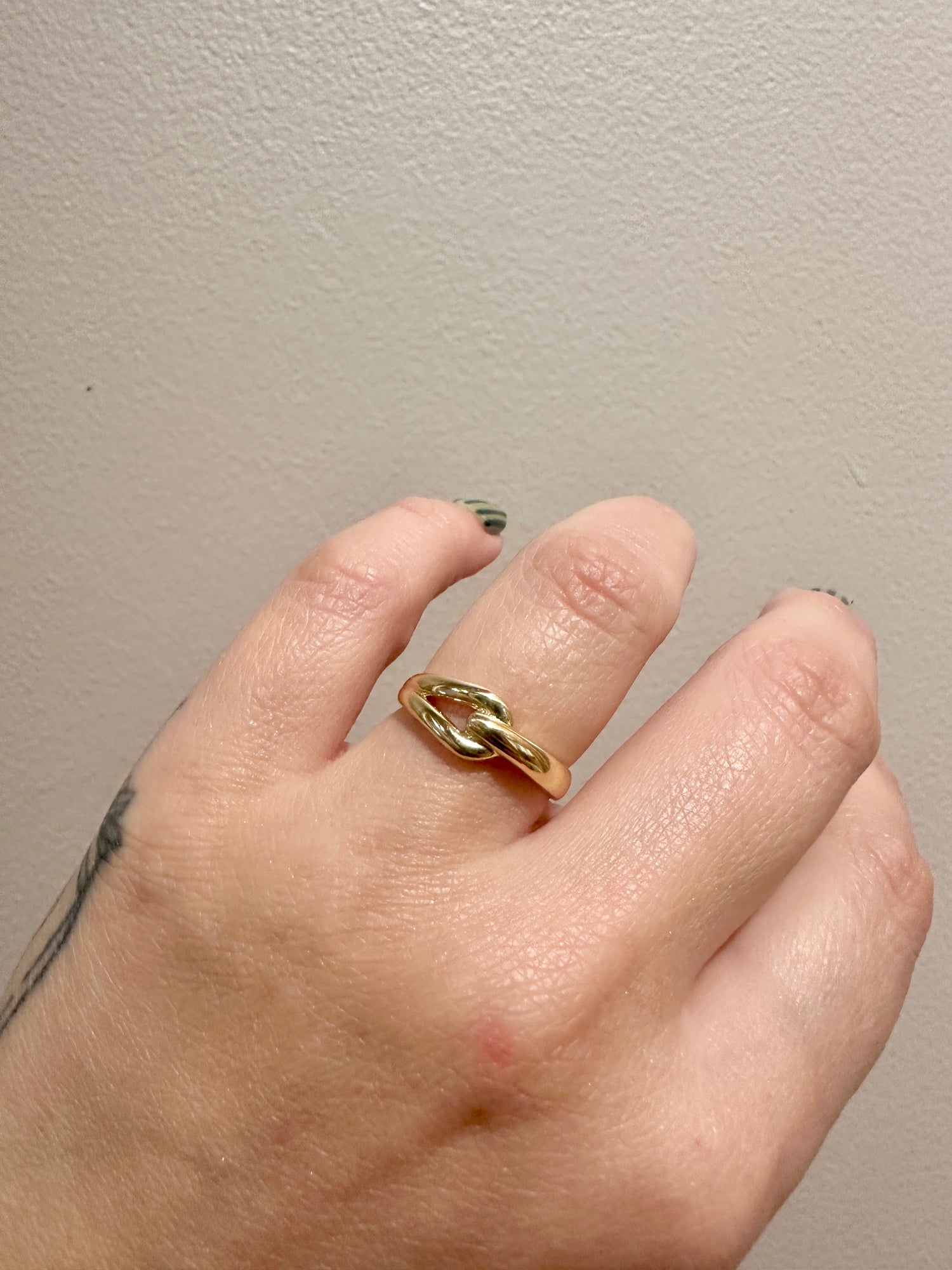 GOLD BRINDLE RING