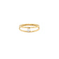 14KT PRONG DOUBLE DIAMOND BAND RING