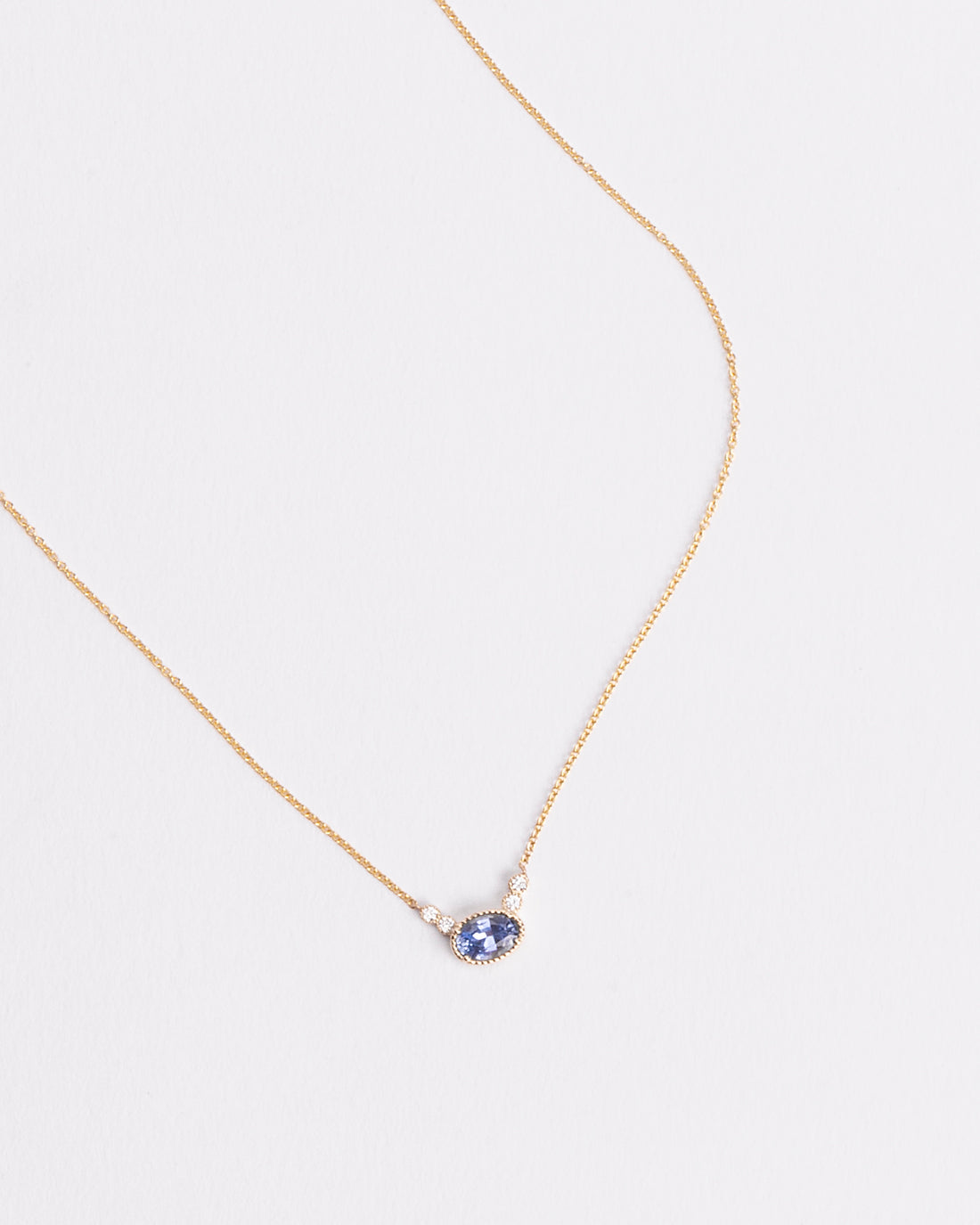 CEYLON SAPPHIRE DEW NECKLACE