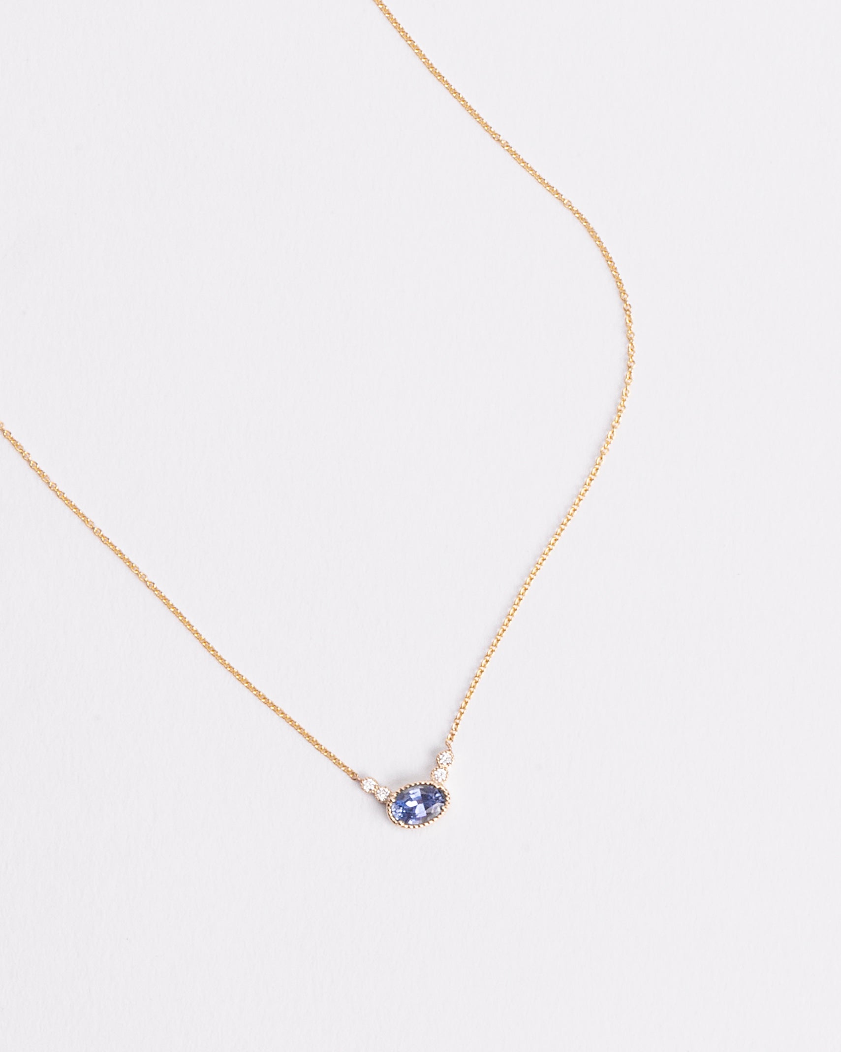 CEYLON SAPPHIRE DEW NECKLACE