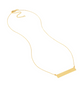 14k Classic Bar Necklace