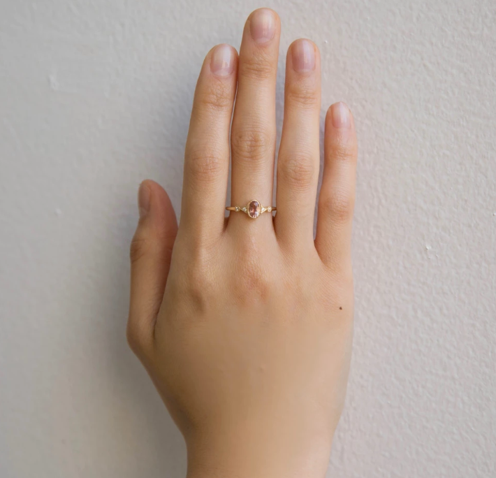 SUNSTONE DUO DECO RING