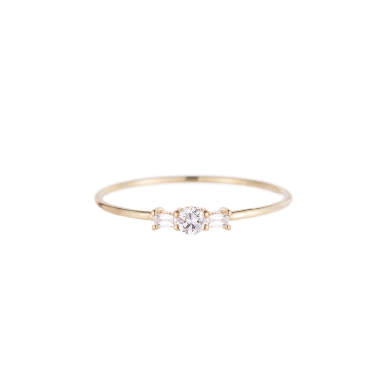 ROUND DIAMOND BAGUETTE WHISPER