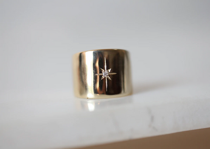 DIAMOND SHIELD RING