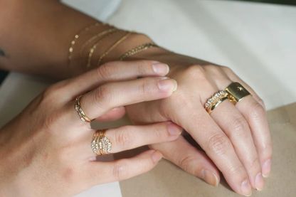 DIAMOND SHIELD RING