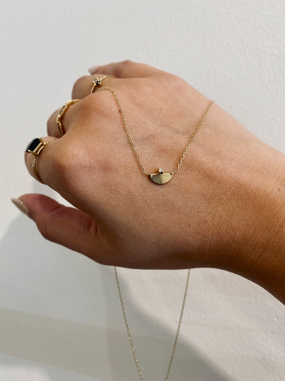HALF MOON NECKLACE