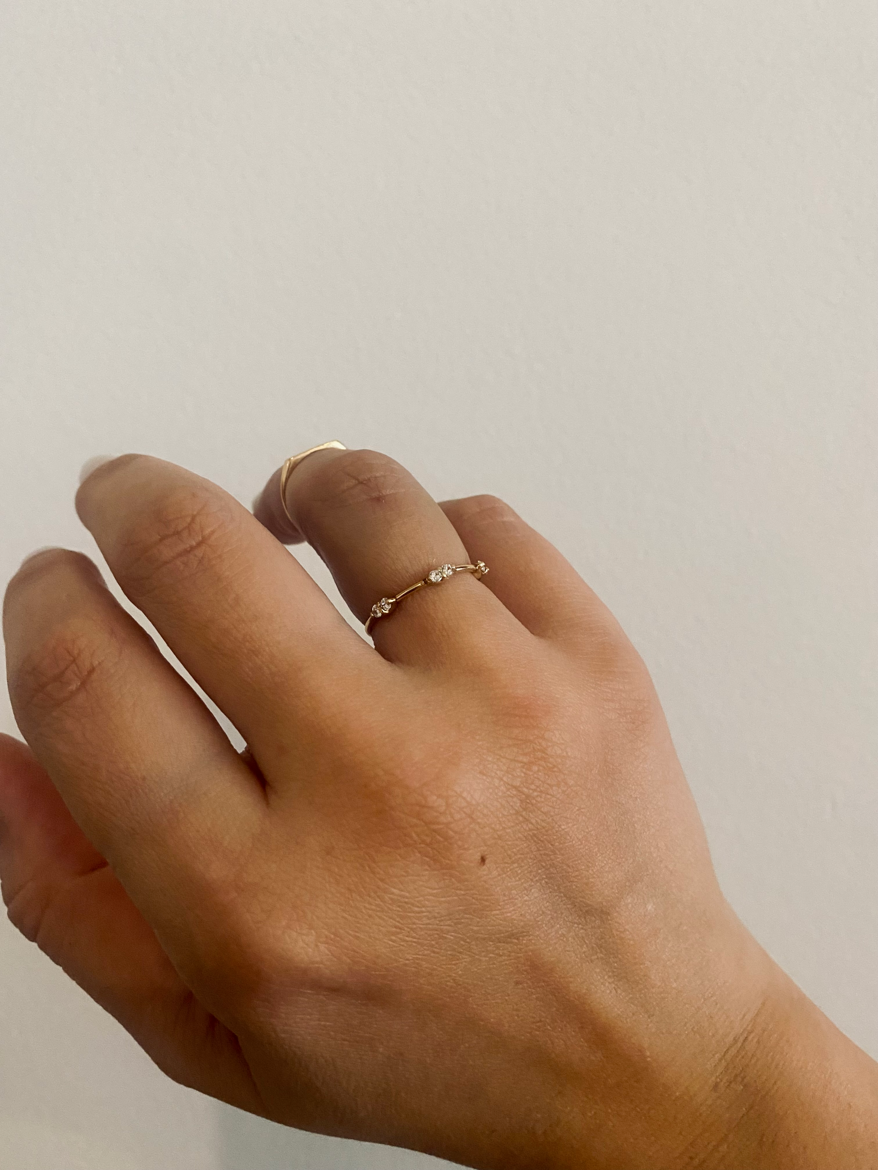 TRIPLET DIAMOND RING